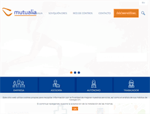 Tablet Screenshot of mutualia.es